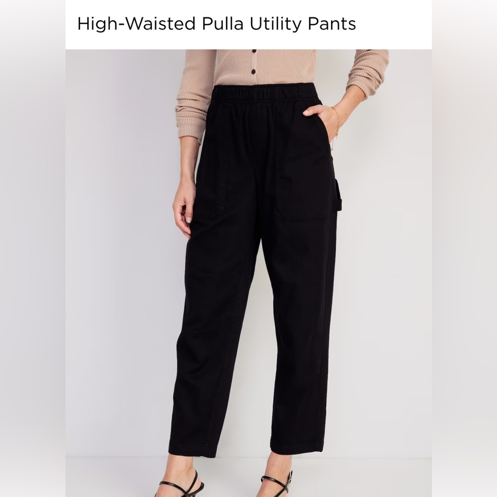 Old Navy - High-Waisted Black Pants